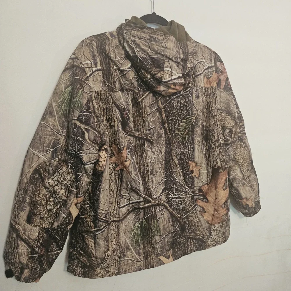 Huntsworth Oak Tree NTA Camouflage‎ Brown Zip Up Puffer Coat